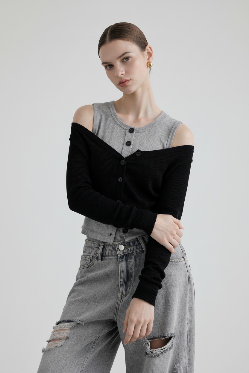Éclipse Layered Knit