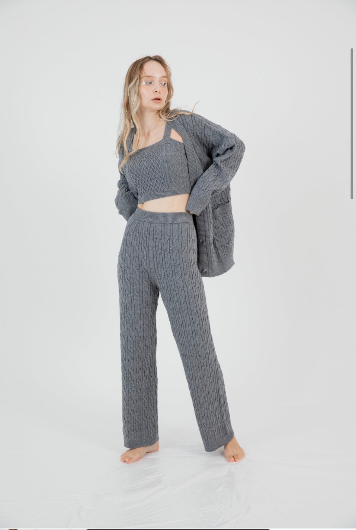 Cable Knit Set