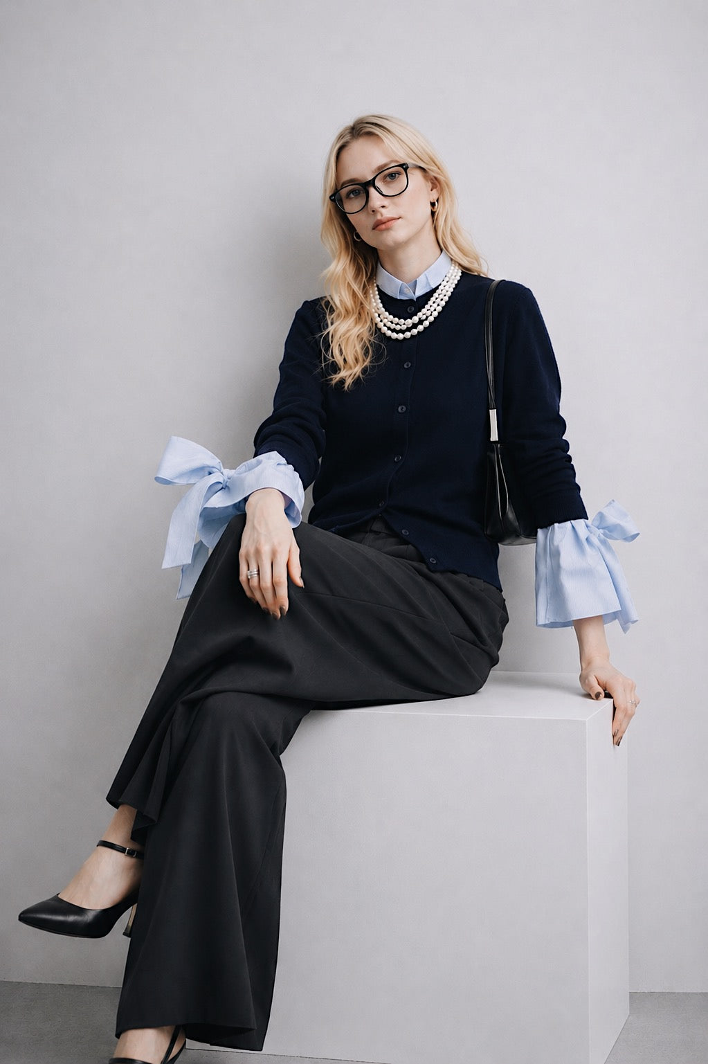 Élise Ribbon Cardigan