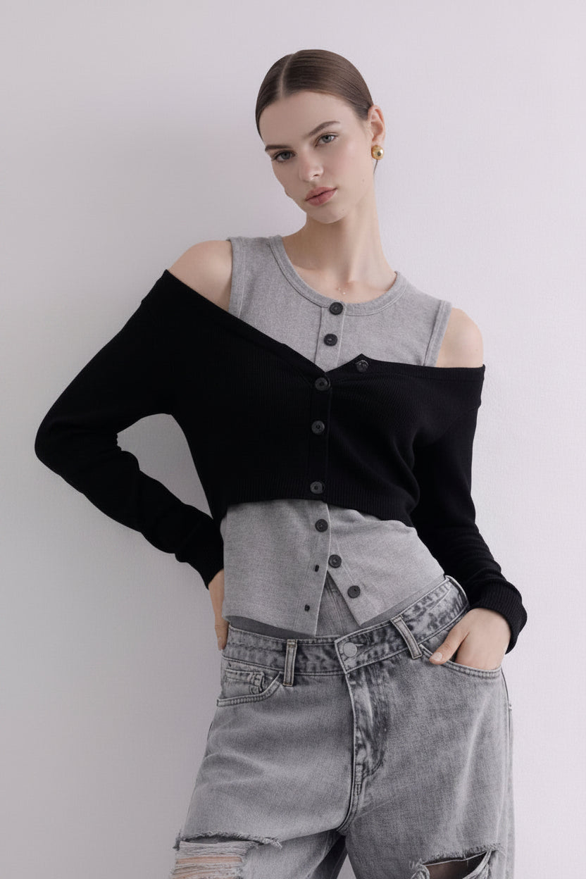 Éclipse Layered Knit