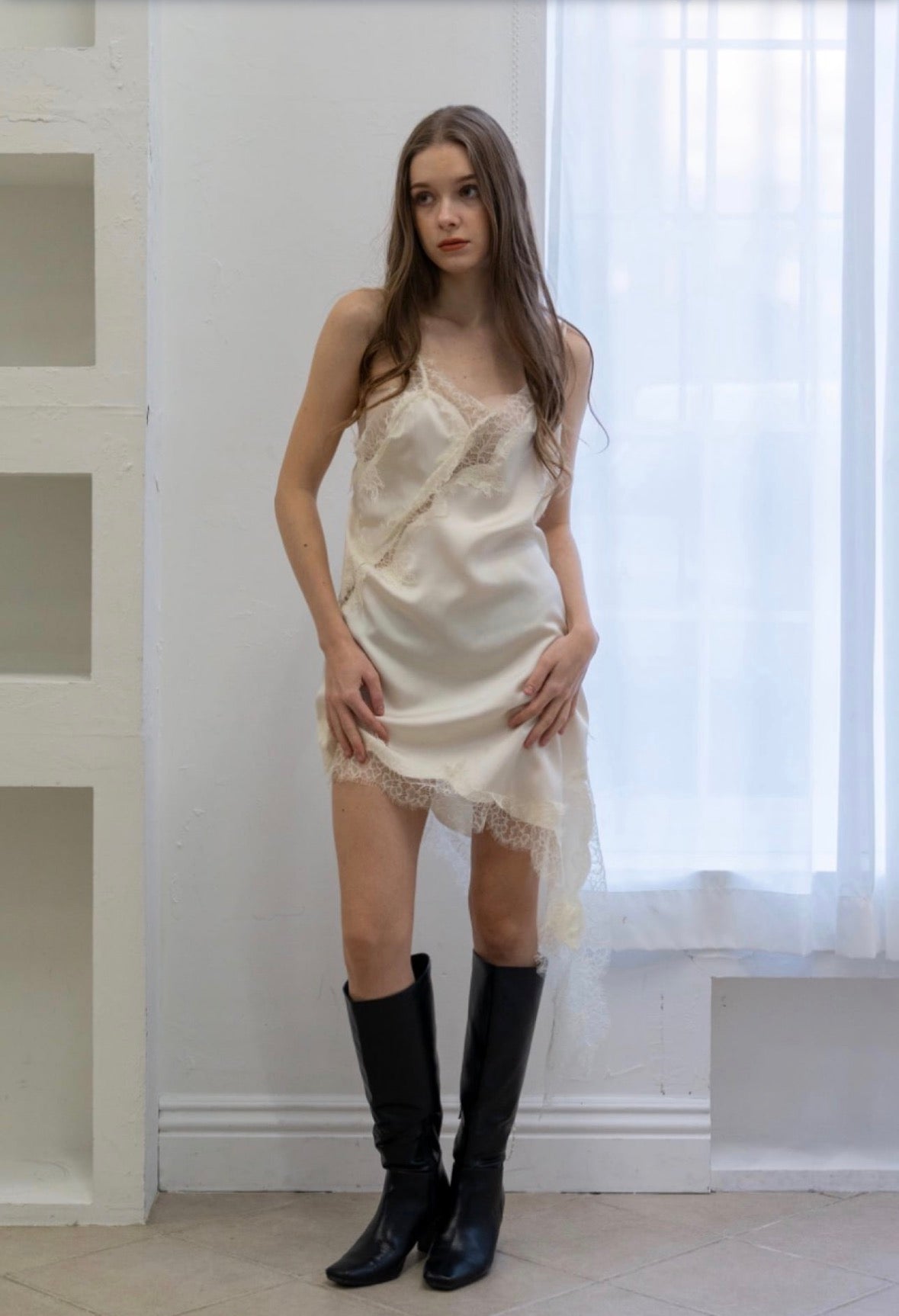 Asymmetry race One-piece