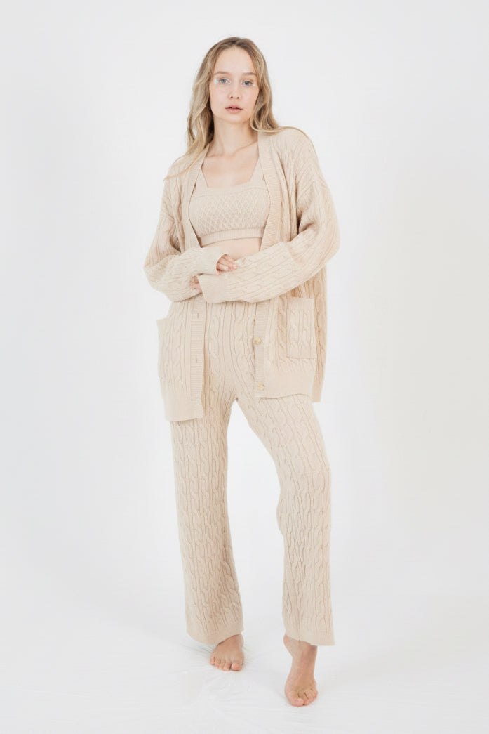 Cable Knit Set