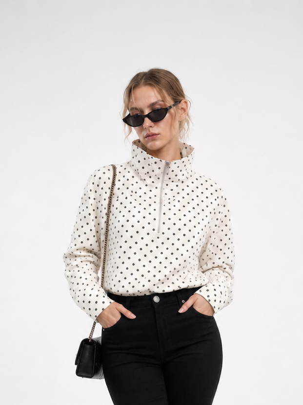 Étoile Dot Half Zip
