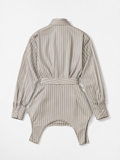 Convertible Stripe Shirt