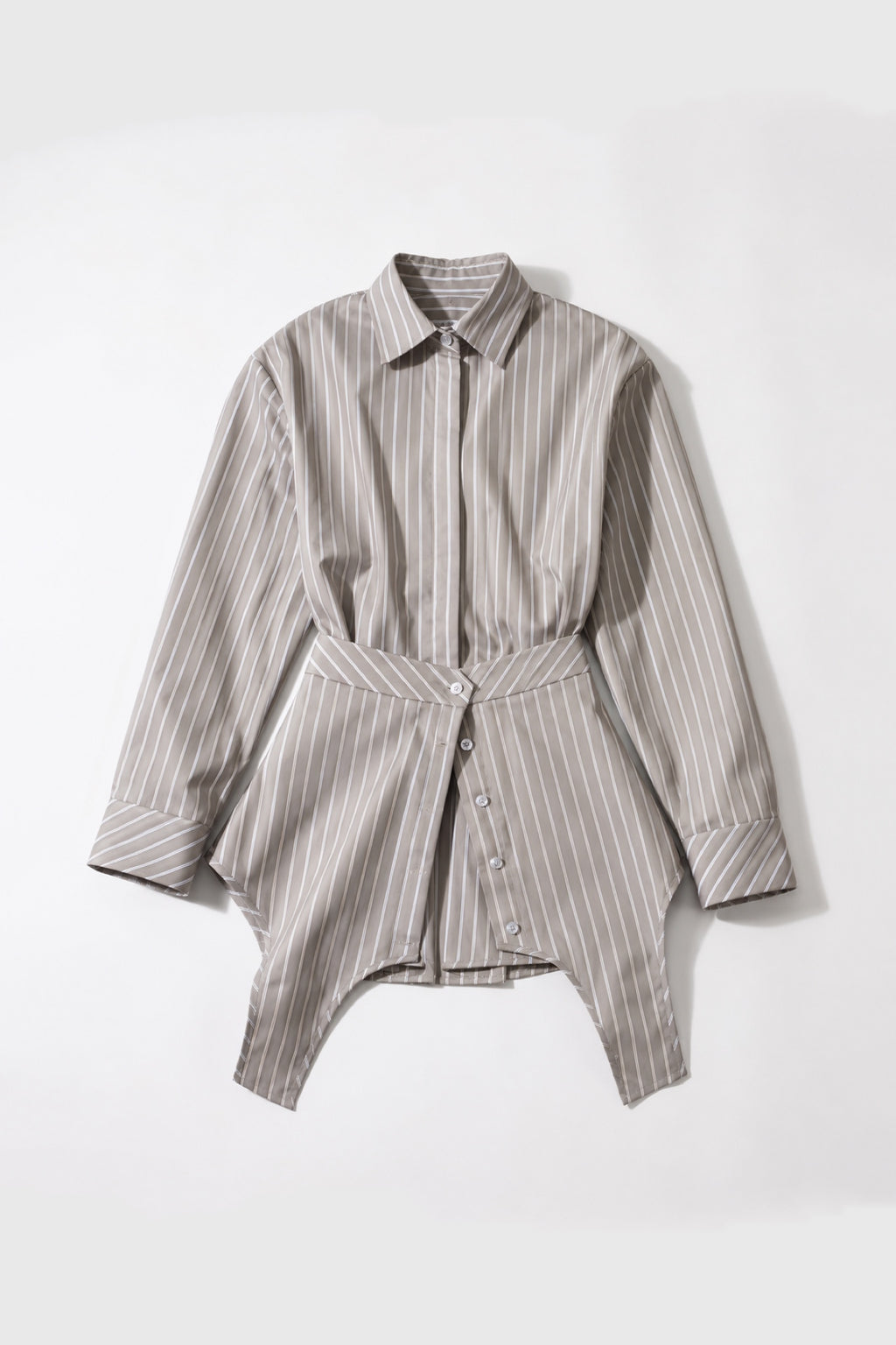 Convertible Stripe Shirt