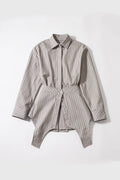 Convertible Stripe Shirt