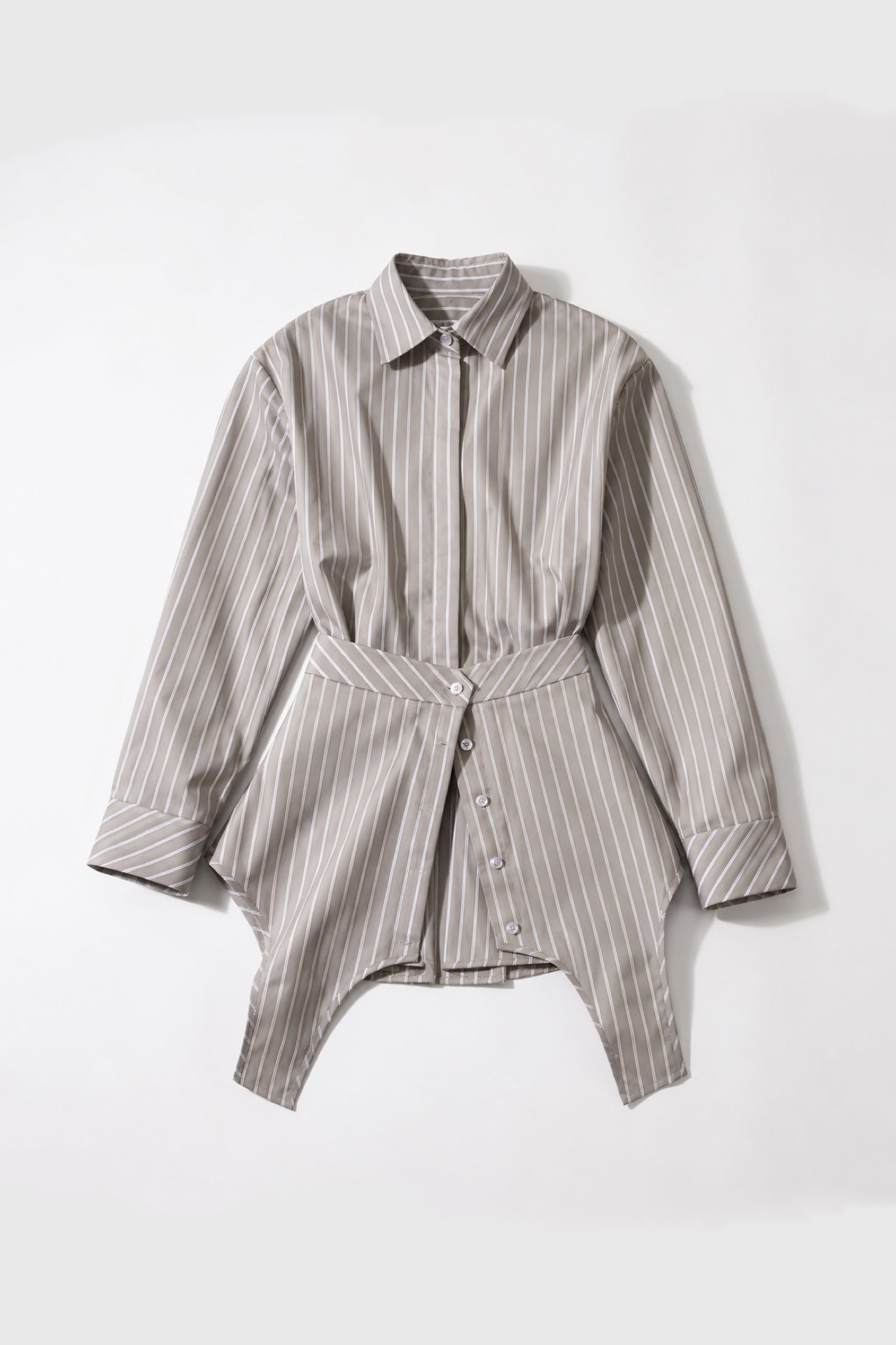 Convertible Stripe Shirt